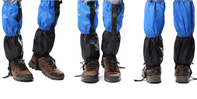Trackman Leo núi ngoài trời Đi bộ đường dài Tuyết Đặt chân Xà cạp Snowproof Giày chống nước Sandproof 9202 ủng bảo hộ