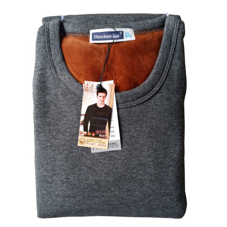 Áo nhung vàng ấm áo lót cotton làm dày cộng với áo len nhung nam Áo len tự sưởi ấm áo giữ nhiệt nữ