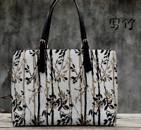 Большая большая сумка из бамбука для письма