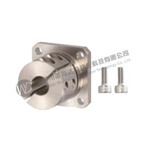 Guide shaft support with square flange opening and long optical axis fixed support base LKRLC 45# steel material