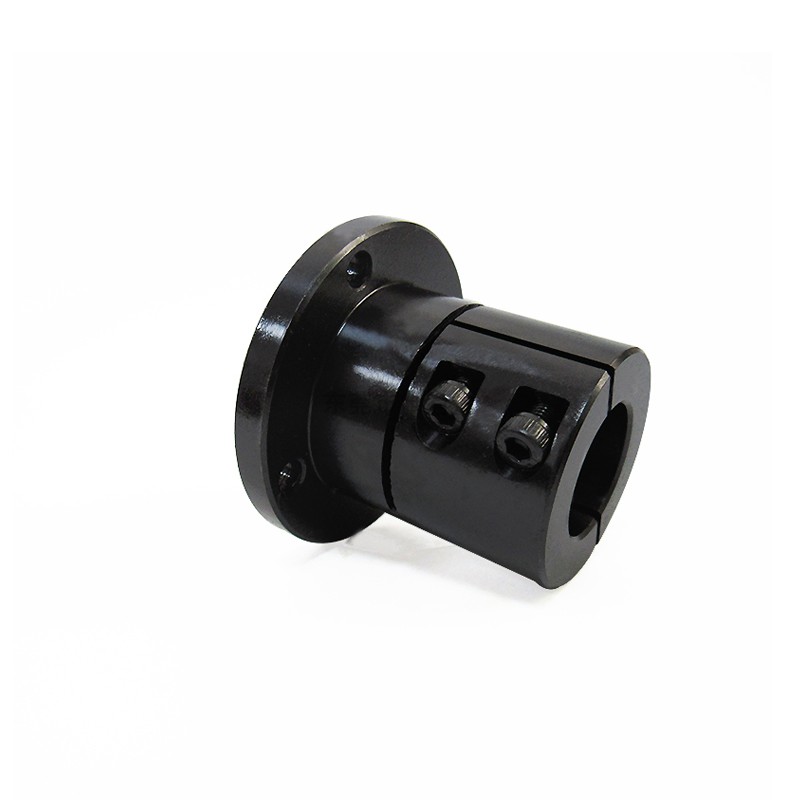 Pointing to axis bracket round flange open length optical axis fixed support seat LFRLC 45# steel material