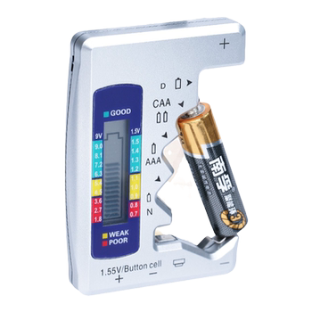 Battery capacity detector capacity measuring instrument