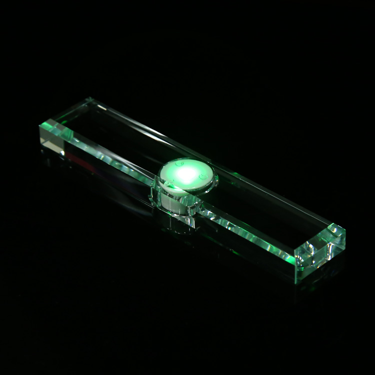 LED seven color luminous water crystal lamp base charge Rectangular Lamp Holder Jewelry Show special lamp holder