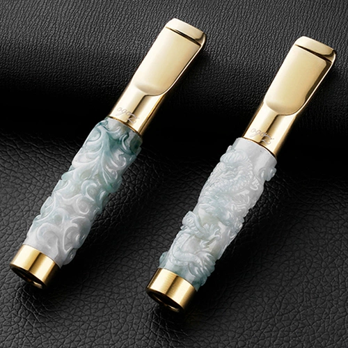 Zobo Zhengpai Cigarettecar Caring Natural Emerald Cirgulation Filter можно очистить до сигарет, дым, дыма и толщины двойное использование