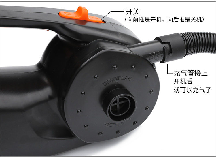 Насос 车载直流电动充气泵室户外橡皮艇钓鱼船冲气垫床沙水池加打气筒机 Other