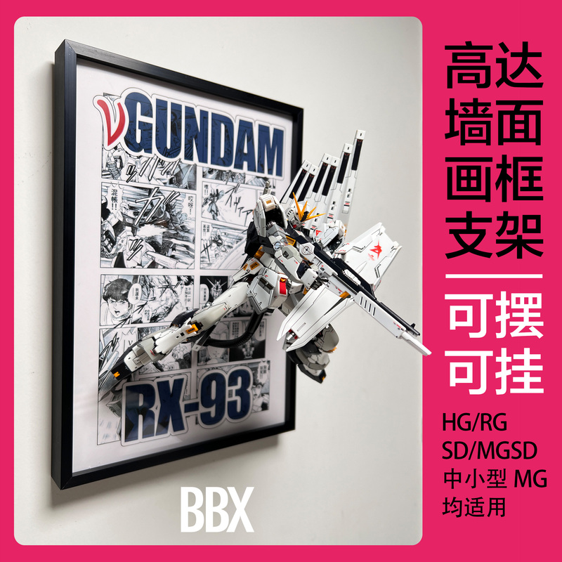 Bbx Model Hg Rg Gundam Wall Stand Comic Background Frame (Model Not Included) Mg Not Applicable