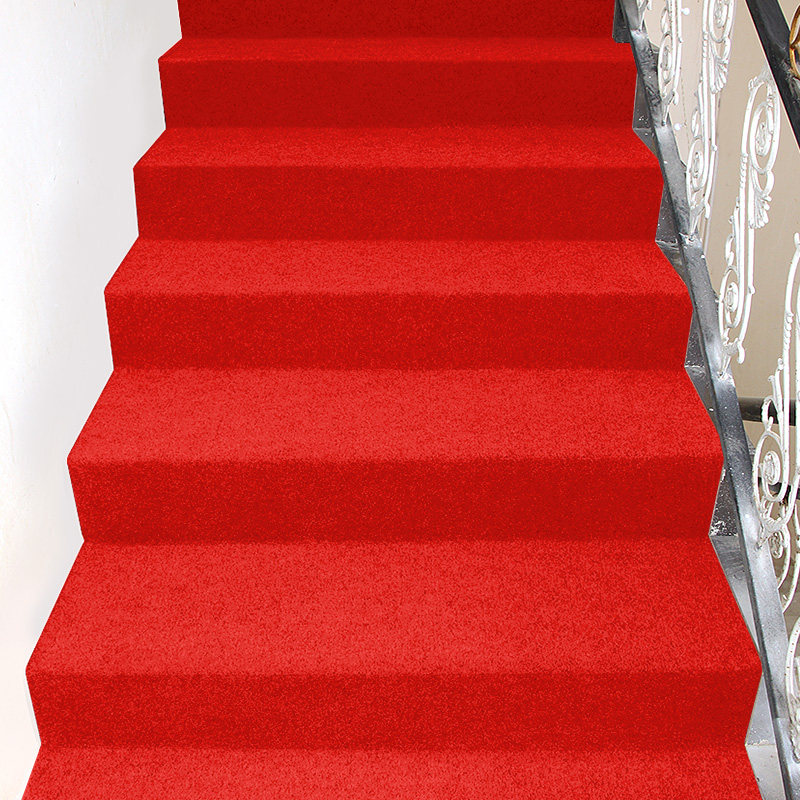 Whole roll of adhesive staircase carpet self-adhesive felt backstopper staircase pad full package full layout to crop
