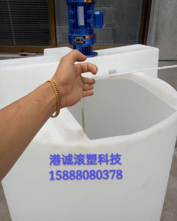1吨切口加药箱 大口带盖板搅拌桶 1立方pe加药箱 洗洁精大口加料