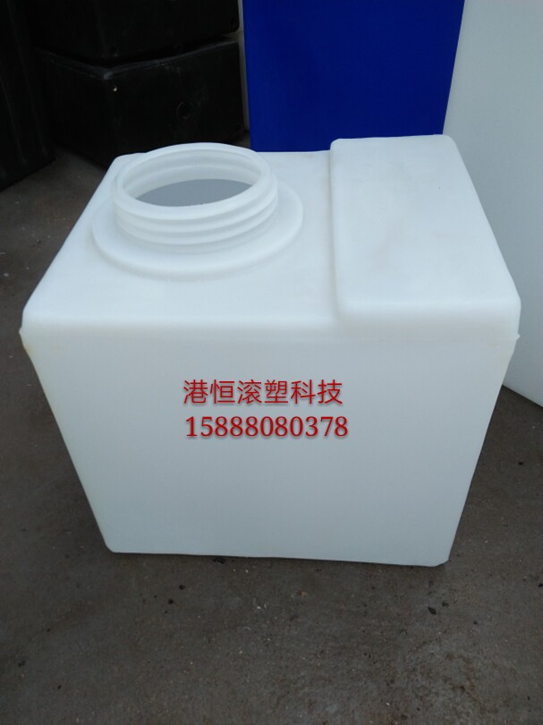 白色40升方型塑料水箱 40L立式PE 加药桶 纯净储水方桶 机械水箱