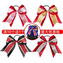 Custom cheerleading hair ornament La La exercise headdress Games headdress Aerobics hair play out performance students Toddlers