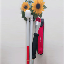 Blind special voice help with sound and light electronic guide blind stick four-fold blind stick guide blind stick intelligent folding blind stick