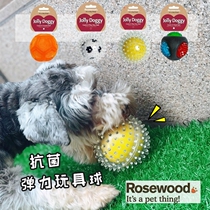 British Rosewood double-layered elastic ball dog toy grindle interactive small and medium dog large dog pet luminous ball