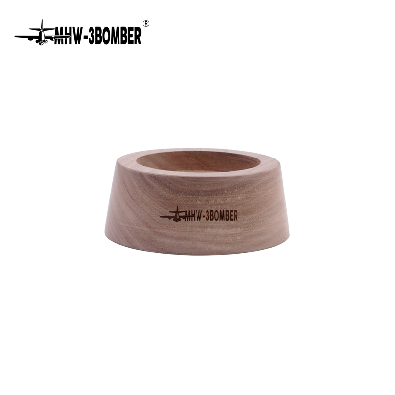 MHW-3BOMBER bomber solid wood base pressed powder bottom 58mm universal inner diameter 6cm