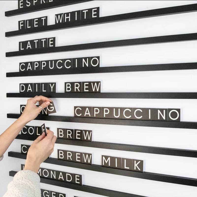 Nordic Style Coffee Wall Menu Restaurant Barber Shop Pub Price List Black Replaceable Company Name Sign Nordic Style Coffee Wall Menu Restaurant Barber Shop Pub Price List Black Replaceable Company Name Sign
