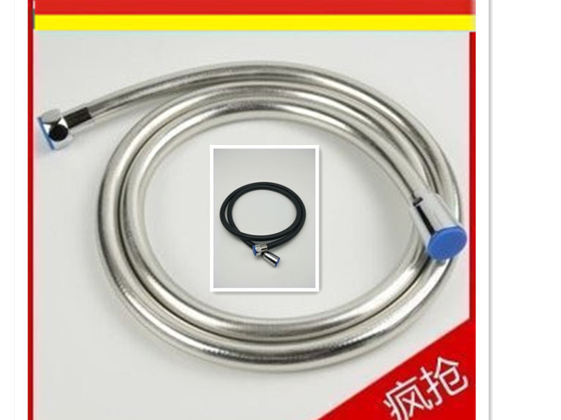 Export Silver Gray Tube Silver Powder Tube Pvc Shower Hose 360 Degree Rotating Explosion-Proof Export Silver Gray Tube Silver Powder Tube Pvc Shower Hose 360 Degree Rotating Explosion-Proof