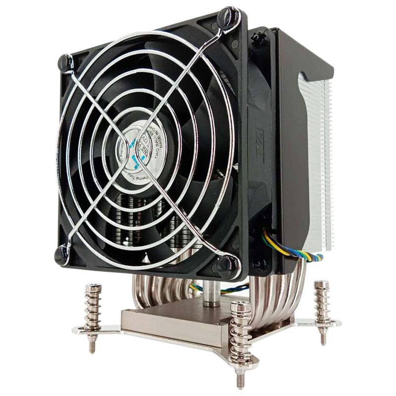 New 3U 4U 2011 four-pin square five-heat pipe X79 motherboard server side blow CPU radiator fan