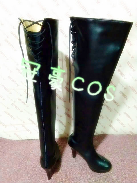 Nier: Automata Game Female Protagonist 2B Cosplay Shoes Boots