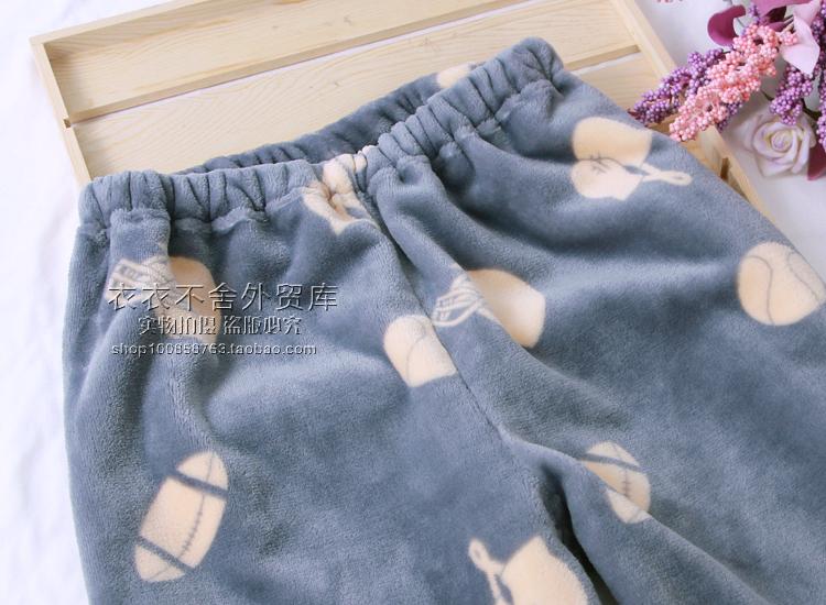 Đồ ngủ nam mùa đông và mùa đông flannel dài tay mùa đông thiết lập dịch vụ nhà lông cừu san hô cộng với kích thước cộng với nhung dày ấm áp pijama nam trung niên