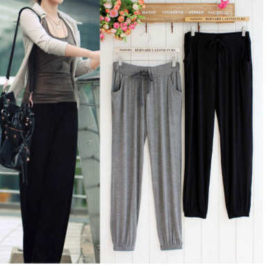 Đặc biệt cung cấp phụ nữ mùa hè phương thức quần ngủ quần giản dị thể thao tại nhà cao căng buổi sáng đào tạo quần yoga quần quần âu nữ