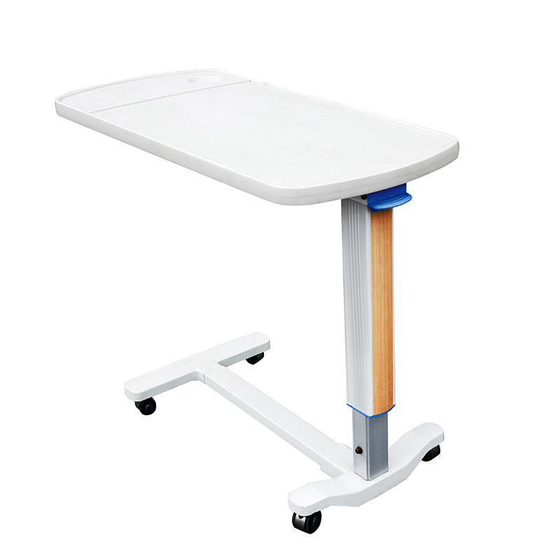 abs can lift mobile dining table with wheel medical table bedside dining table elderly care table computer bedside table-Taobao