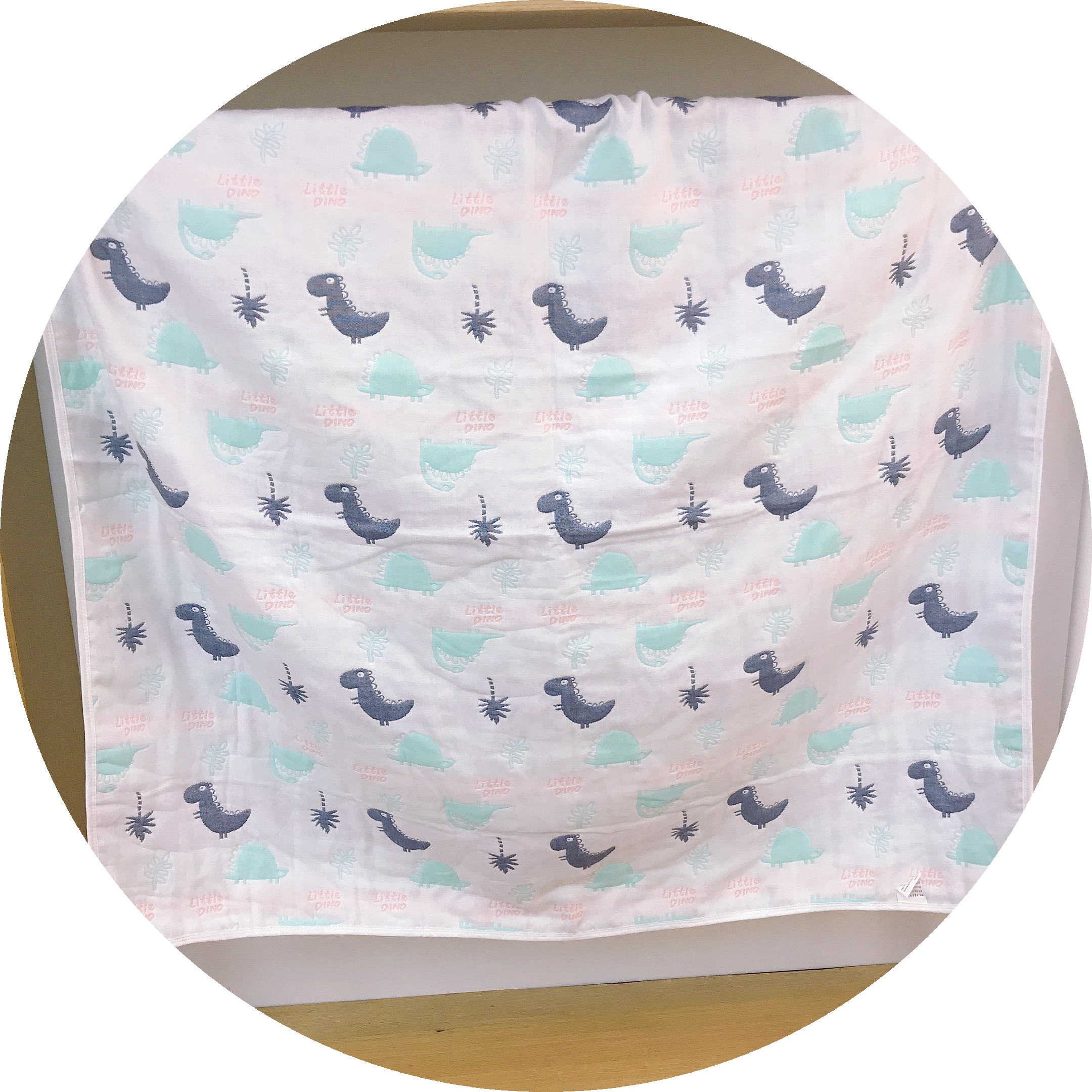 Baby gauze bath towel baby six-layer gauze quilt 105CM*110CM