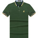 2022 new men's short-sleeved T-shirt Paul polo shirt lapel plus fattened cotton casual golf wear