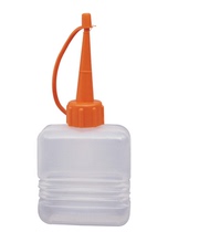 UK imported transparent refueling bottle plastic oil pot 60ml glue bottle sharp mouth with lid small oil pot