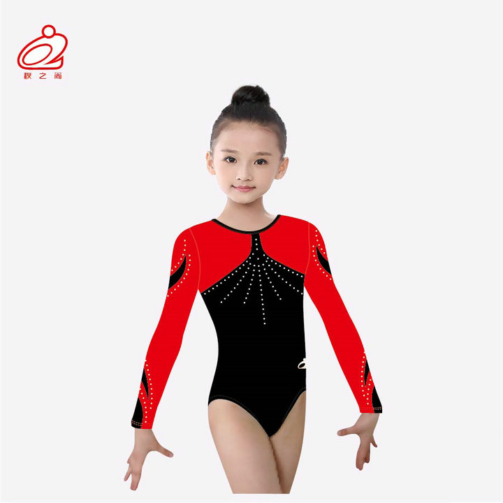 Autumn Shang adults Children's Long sleeves Gymnastics Suit for training Conqueror Conqueror Conserve Performance Conserve Water Drink