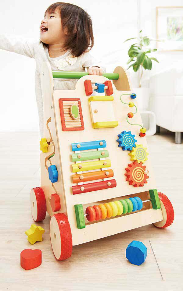 wooden walker for 1 year old
