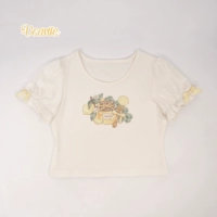 Лимонная футболка с бантиком