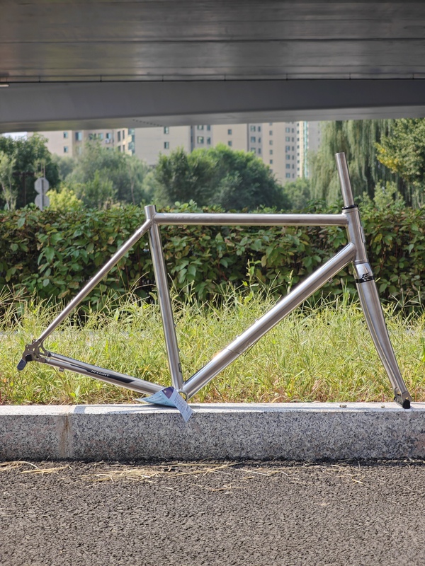 Hailun Hi-Light R5 Titanium Alloy Road Bike Frame, Rim Brake Titanium Alloy Frame, Titanium Alloy Front Fork