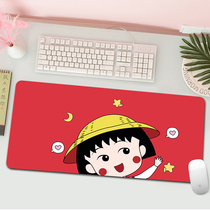 Japanese cartoon student notebook thick game mouse pad large non-slip washable female dormitory keyboard pad