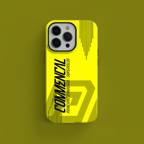 Yellow — Conmencal Principat D'Andorra New Motorsport 14, 13, 12 iPhone Case
