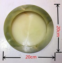 Green marble jade decoration display rack storage tray display photo coaster Good Goods