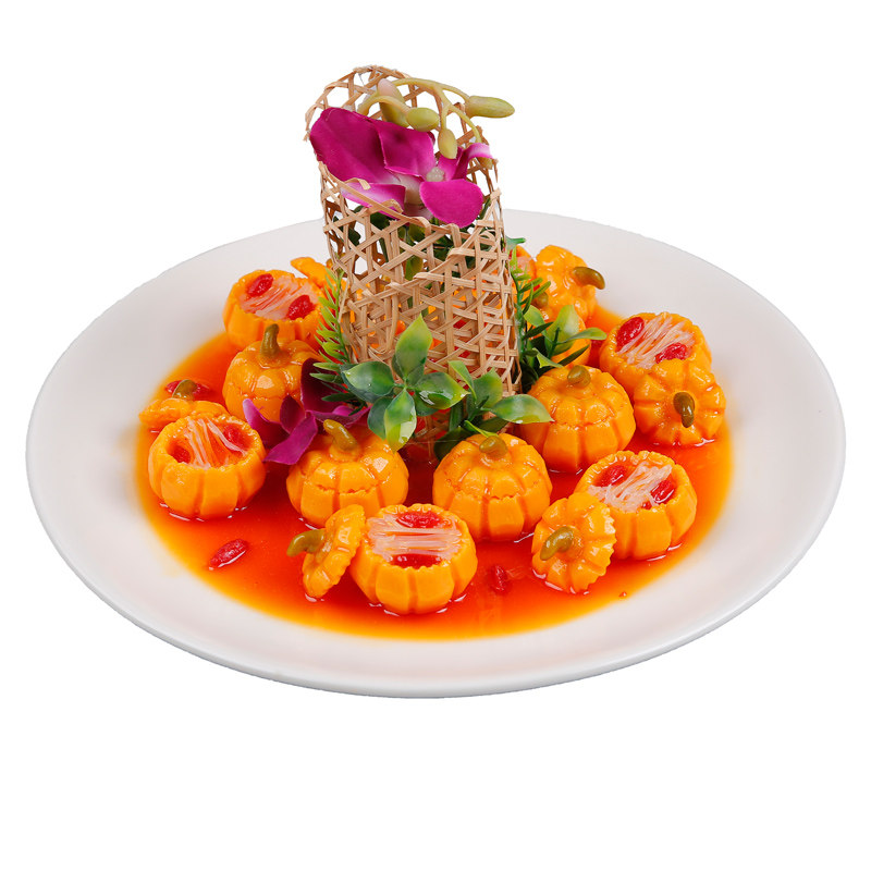 Simulation Gourmet Model Dining Room Food Mold Mind-set Vegetable Pint Golden Full Garden Sample Display Food Fake Vegetable Props