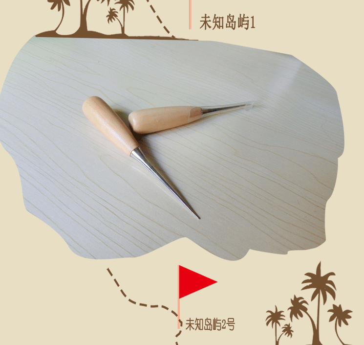 Dùi len gỗ chất lượng cảm thấy trêu đùa DIY mở rộng công cụ khoan hình nón thẳng công cụ cơ bản mới - Công cụ & vật liệu may DIY kéo cắt vải