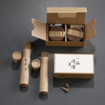 Natural sandalwood thread incense soothe the mind and help sleep in the bedroom plate incense Reverse flow aromatherapy Chen Aita incense Tea Ceremony health incense