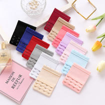 3 pack elastic bra extension buckle 3 rows 4 buttons bra extension buckle elastic bra adjustment buckle back buckle