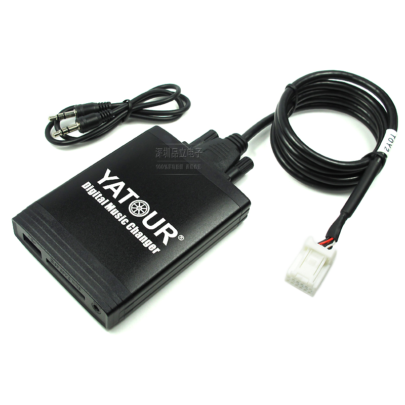 丰田12代皇冠/雷克萨斯霸道USB&amp;AUX加装秘籍，雅途乐数码碟盒轻松搞定！