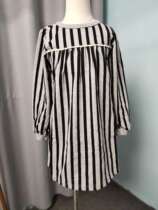 Autumn-winter-style sweatshirt dresses with a long fur ring stripe