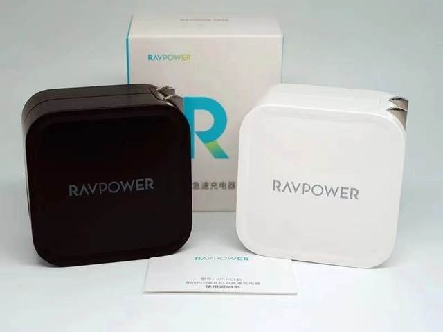 Ravpower gallium nitride charger PD61w fast charging head suitable for Apple X 13 ipad macbook pro