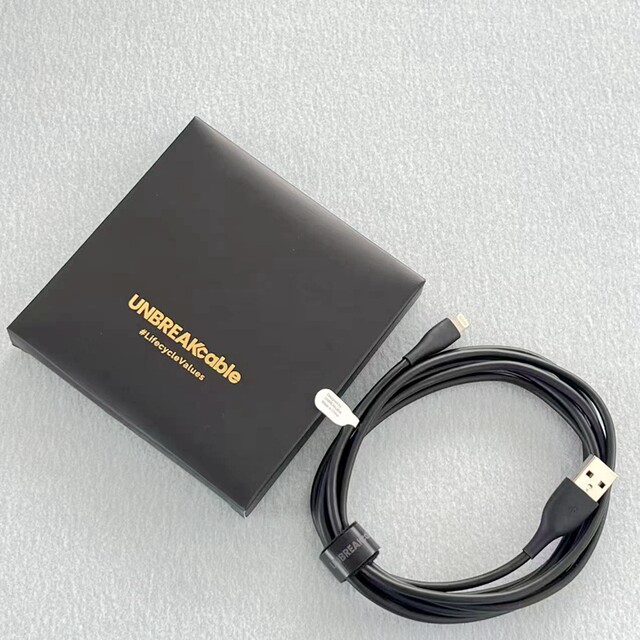 Unbreakcable C48 Certified Mfi Charging Data Cable Is Suitable for iPhone 12 13 14 Mobile Phones and Tablets