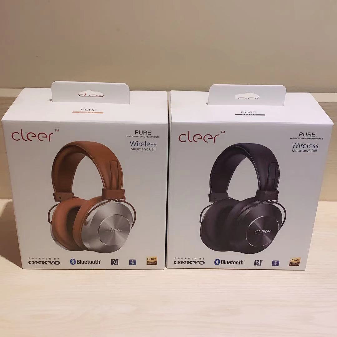 Cleer PURE(BB) Head-mounted Wireless Bluetooth Headphones Headphones with loud earbuds Hi-Res