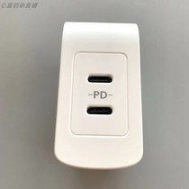RAMPOW charger PD45 tile double C mouth suitable for Apple 12 13ipad macbook pro fast filling head