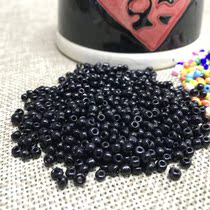 Black ceramic millet beads wearing bracelet scattered beads handmade jewelry diy accessories olive core beads colored beads