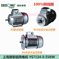 YS7134-0 YS7134-0 55KW Shanghai Dedong aluminum shell three-phase asynchronous motor 4 pole 550W horizontal standing national standard full copper