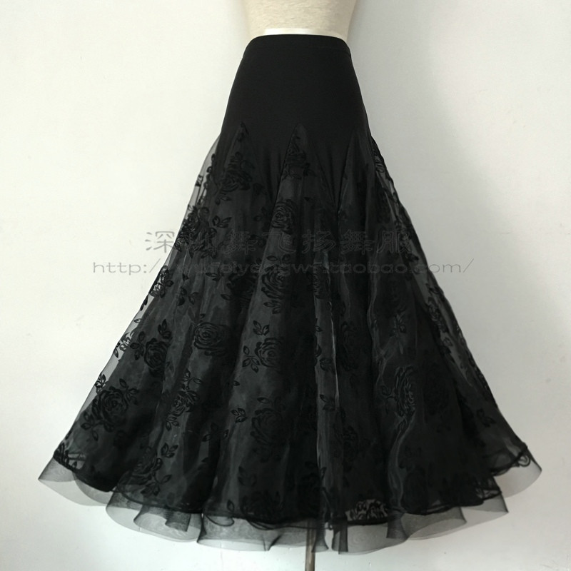 Dance Flying Yangmoden Dance Practice Dress New National Standard Dance Half Body Dress Ballroom Ballroom Waltz Performance Costume-Taobao