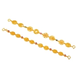 18K Золотой древний фаджин благоприятный восемь сокровищ восьми конгресс -конгресс -конгресс расширенная цепная сеть DIY Ожерелье браслета плюс аксессуары для соединений с длинной цепью