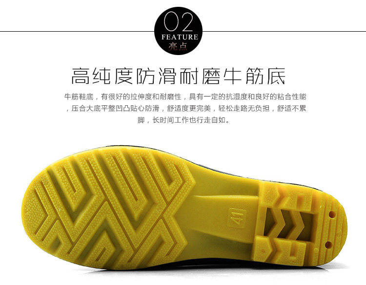 Chaussures - bottes caoutchouc homme pour printemps - semelle tendon - Ref 972615 Image 14