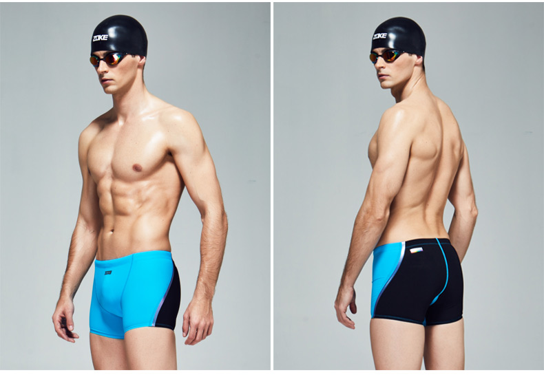 ZOKE Boxer Đồ bơi nam Kích thước lớn Quần bơi thể thao chuyên nghiệp Cuộc thi đào tạo Đồ khô cạnh tranh Đồ bơi nhanh - Nam bơi đầm quần bơi đi biển nam